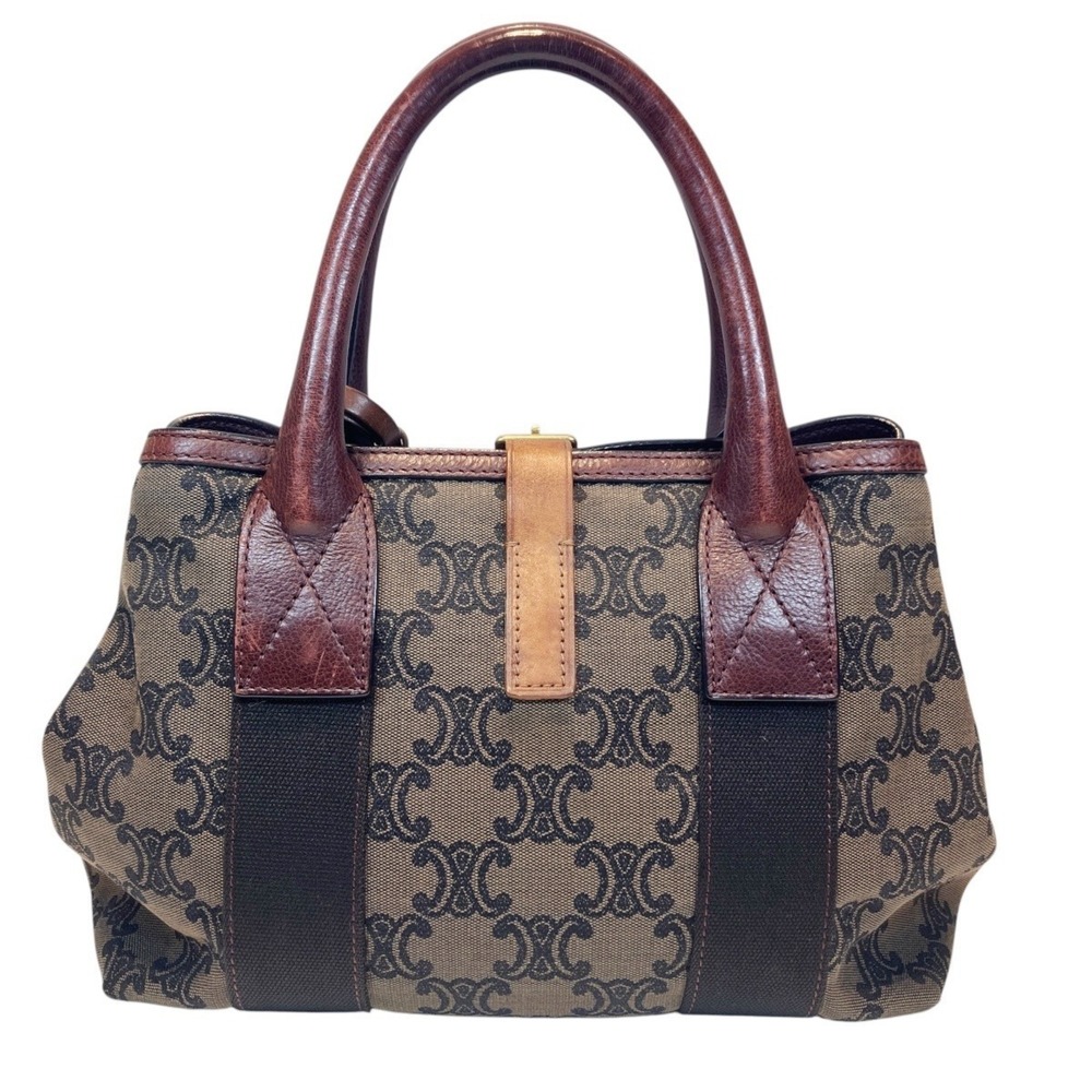 Celine Macadam canvas and leather tote bag - Picture 2 of 9